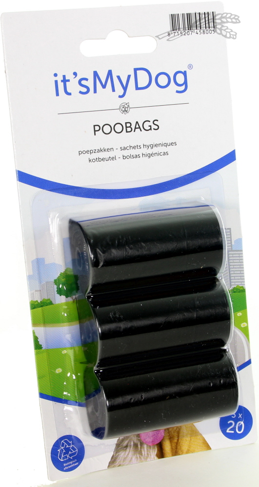 it's My Dog Poobags (Poepzakjes) (3 x 20 st.)