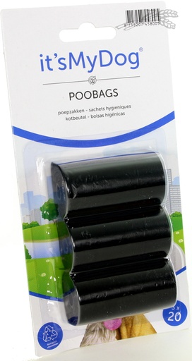 [IMD45800] it's My Dog Poobags (Poepzakjes) (3 x 20 st.)