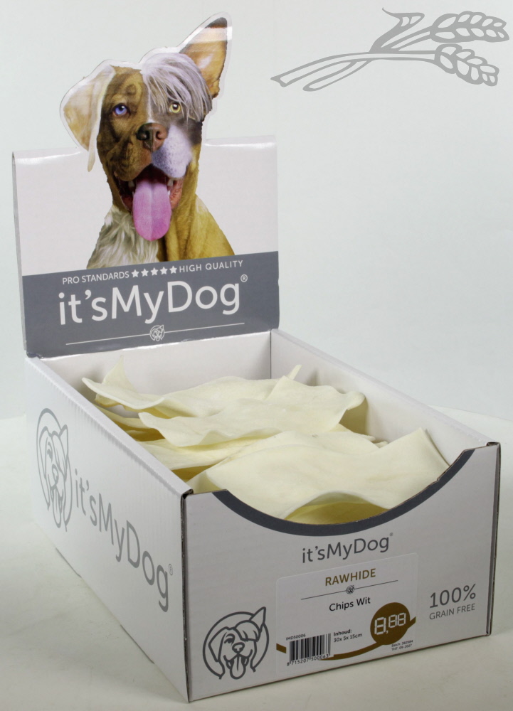 it's My Dog Rawhide Chips Wit 30 x 1 st.