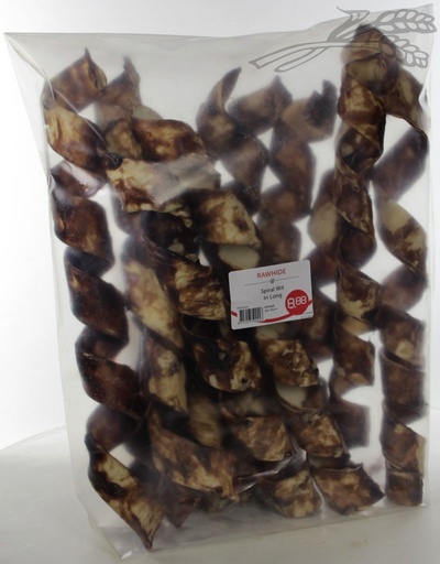 [IMD50024] it's My Dog Rawhide Spiral Wit In Long 10 x 1 st.