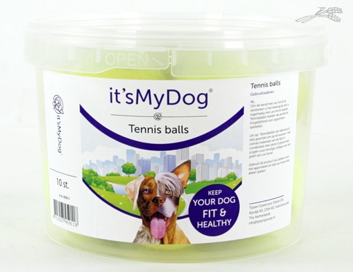 [IMDBAL10] it's My Dog Tennis Balls 10 st.