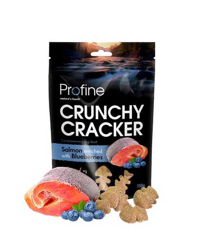 [JP110021] Profine Crunchy Cracker Salmon & Blueberries (10 x 150 gr.)
