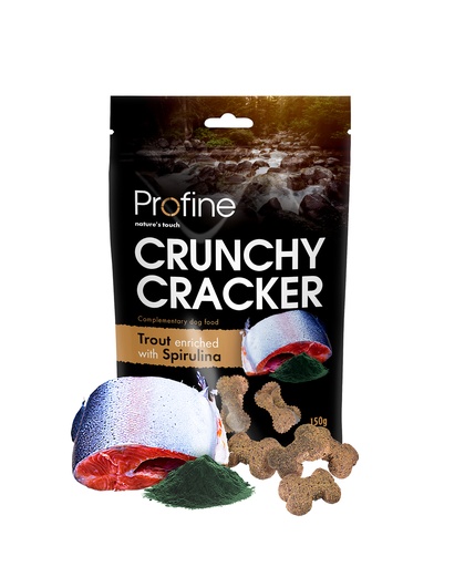 [JP110023] Profine Crunchy Cracker Trout & Spirulina (10 x 150 gr.)