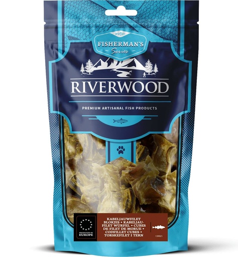 [JP139921] Riverwood Fisherman Kabeljauwfilet Blokjes (6 x 100 gr.)