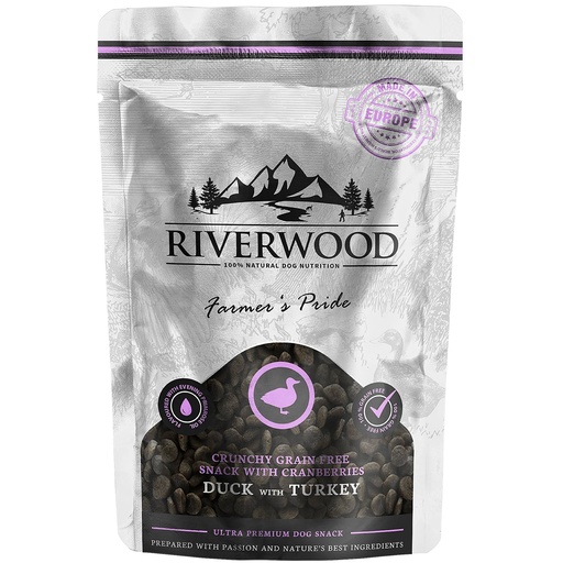 [JP140002] Riverwood Snack Farmers Pride Duck&Turkey Crunchy (6 x 200 gr.)