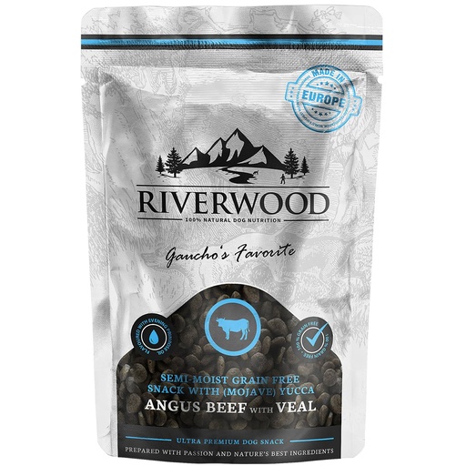 [JP140006] Riverwood Snack Gauchos Friend Angus Beef & Veal Semi Moist (10 x 200 gr.)