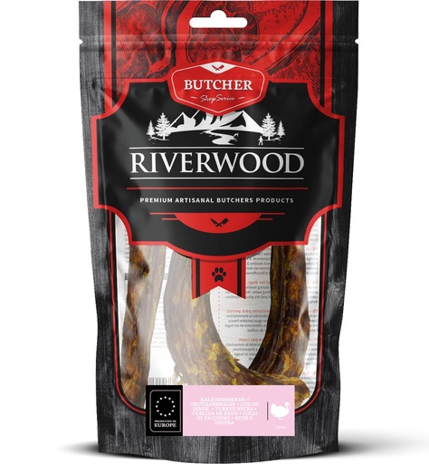 [JP140044] Riverwood Butcher Kalkoennekken (6 x 200 gr.)