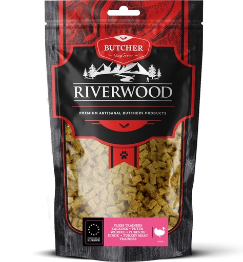 [JP140048] Riverwood Butcher Trainers Kalkoen (6 x 150 gr.)