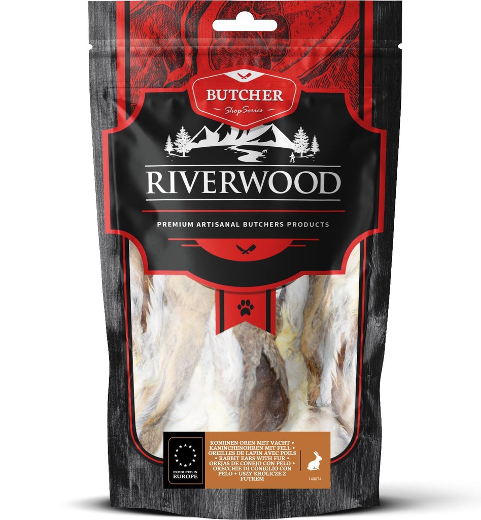 Riverwood Butcher Konijnenoren Met Vacht