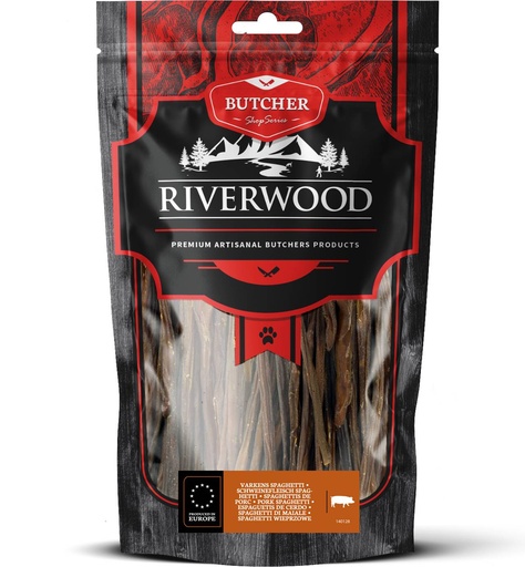 [JP140128] Riverwood Butcher Varkensspaghetti (6 x 100 gr.)