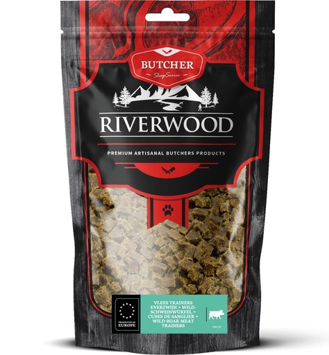 [JP140129] Riverwood Butcher Trainers Wild Zwijn (6 x 150 gr.)