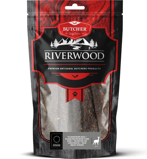[JP140137] Riverwood Butcher Vleesstrips Ree (6 x 150 gr.)
