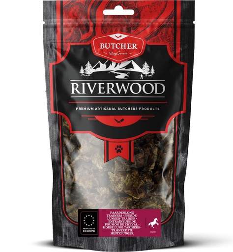 [JP140191] Riverwood Butcher Trainers Paardenlong (6 x 100 gr.)