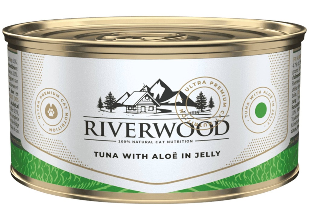 Riverwood Tuna With Aloe In Jelly 24 x 85 gr.