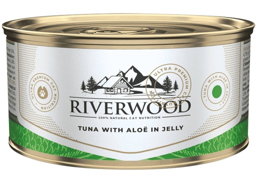 [JP248502] Riverwood Tuna With Aloe In Jelly 24 x 85 gr.