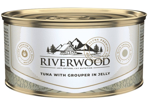 [JP248505] Riverwood Tuna With Grouper In Jelly 24 x 85 gr.