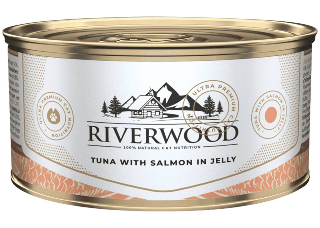 Riverwood Tuna With Salmon In Jelly 24 x 85 gr.