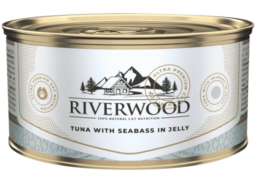[JP248510] Riverwood Tuna With Seabass In Jelly 24 x 85 gr.