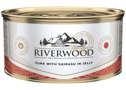 [JP248511] Riverwood Tuna With Shirasu In Jelly 24 x 85 gr.