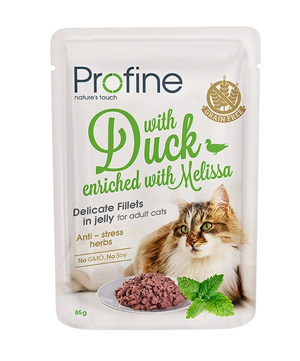 [JP420001] Profine Cat Pouch Duck Fillets in Jelly 24 x 85 gr.