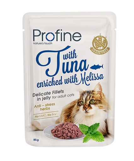 [JP420002] Profine Cat Pouch Tuna Fillets in Jelly 24 x 85 gr.