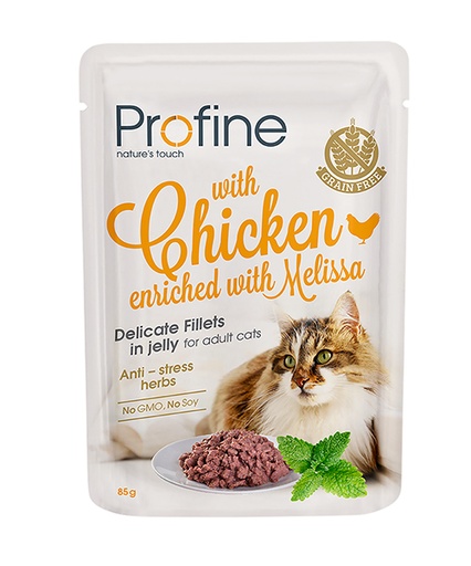 [JP420003] Profine Cat Pouch Chicken Fillets in Jelly 24 x 85 gr.