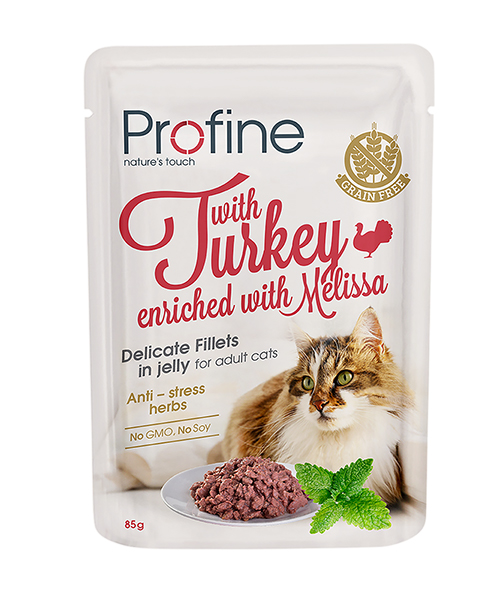 Profine Cat Pouch Turkey Fillets in Jelly 24 x 85 gr.