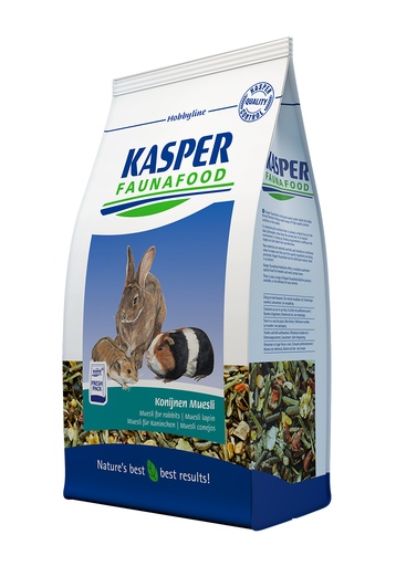 [KF651900] Hobbyline Konijnenmuesli (3 x 2,5 kg.)