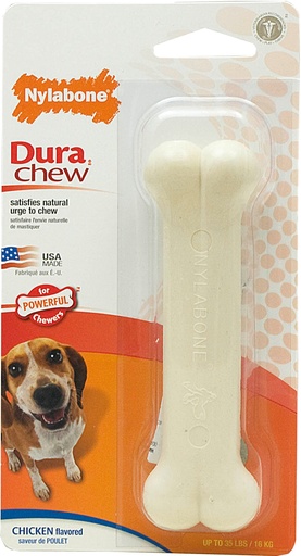 [KFM77812] Nylabone Bone Wolf Chicken 1 st.