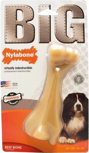 [KFM81302] Nylabone Big Chew Beef Bone 1 st.