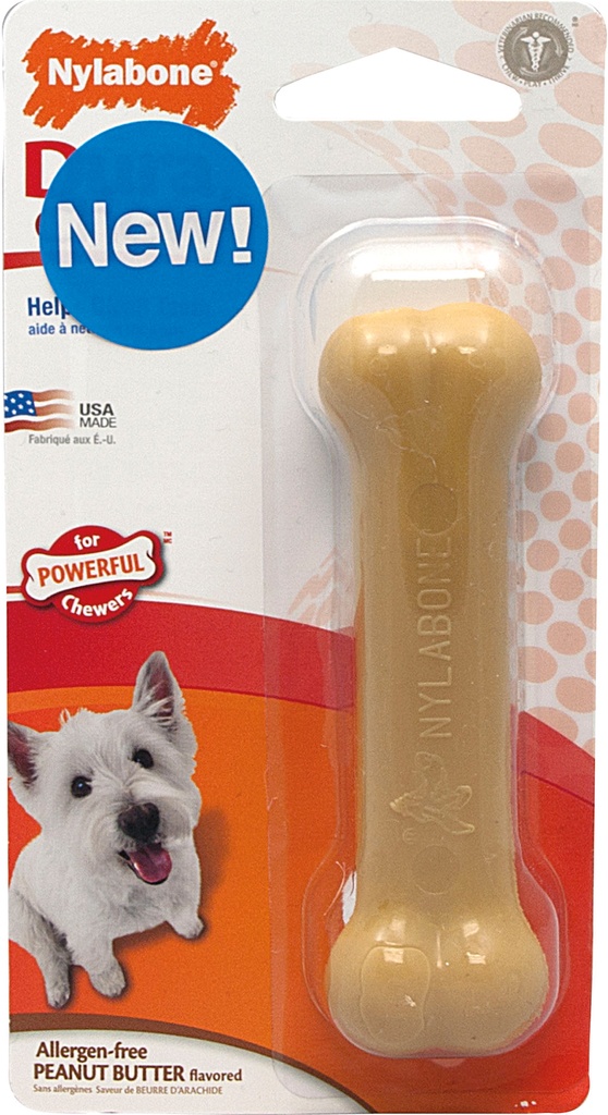 Nylabone Bone Regular Peanut Butter 1 st.