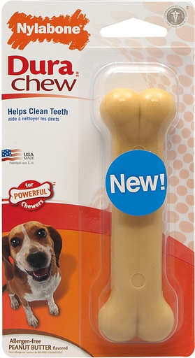 [KFM83047] Nylabone Bone Wolf Peanut Butter 1 st.