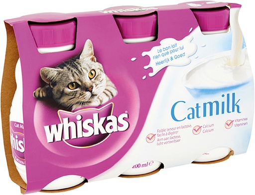 [KMFTRIO] Whiskas Catmilk 3-Pack (5 x 3 x 200 ml.)