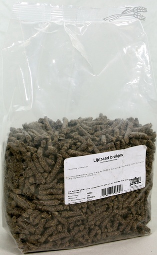 [KV0092] Tijssen Lijnzaad Brokjes 1 kg.