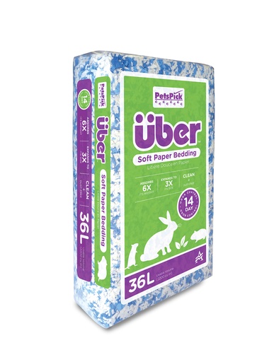 [KVA101] Uber Paper Bedding Blue/White 6 x 36 ltr.