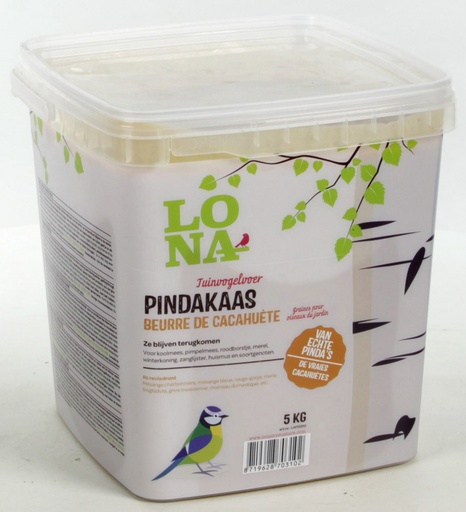 [LN70310] LONA Pindakaas met Pinda's Emmer (5 kg.)