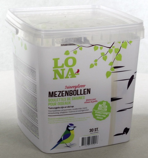 [LN70401] LONA Mezenbollen Emmer 30 st.