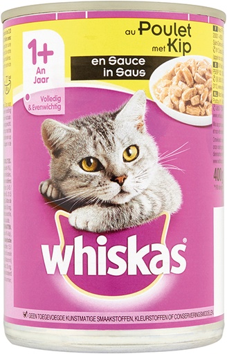[MA319827] Whiskas-Kip in Saus 12 x 400 gr.