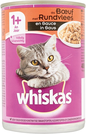 [MA319830] Whiskas-Rund in Saus 12 x 400 gr.
