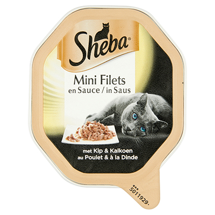[MA363559] Sheba Selection Kip/Kalkoen Saus 22 x 85 gr.