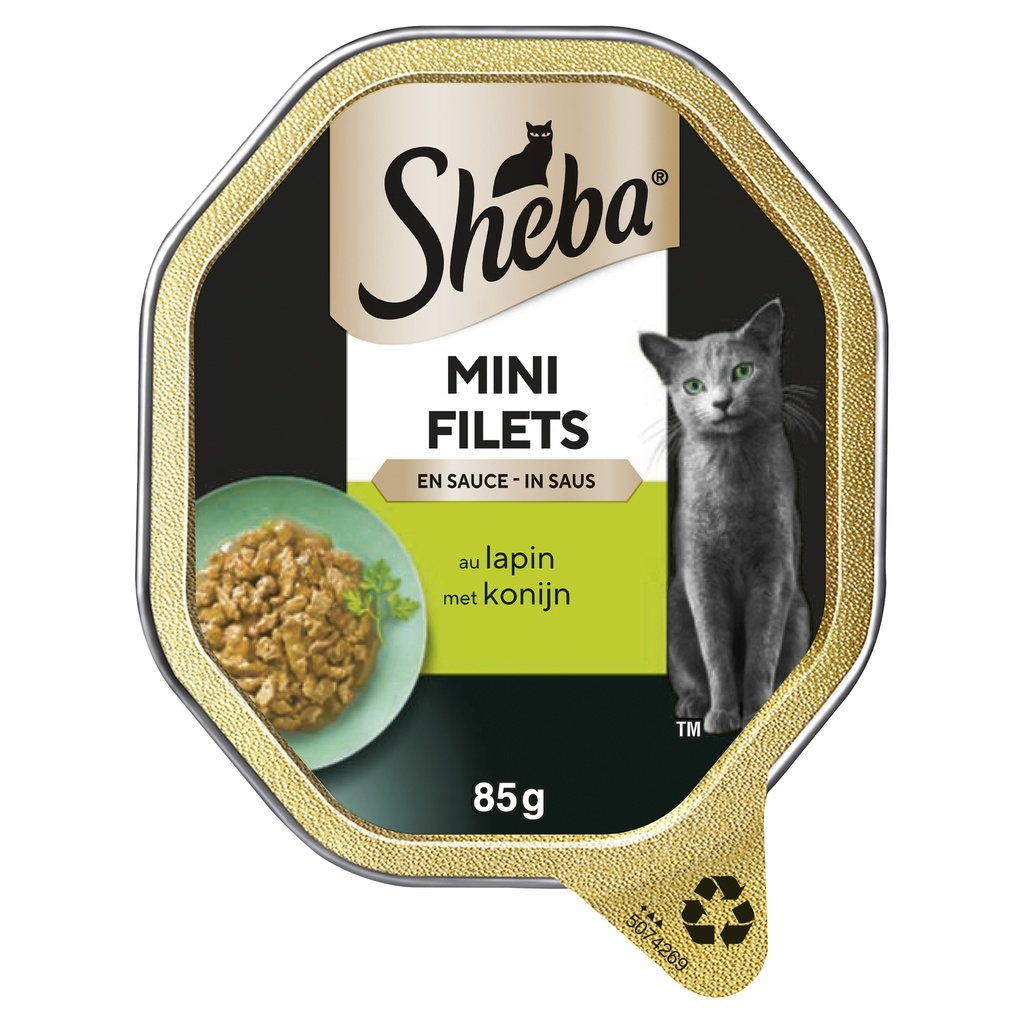 Sheba Selection Konijn/Wild Saus