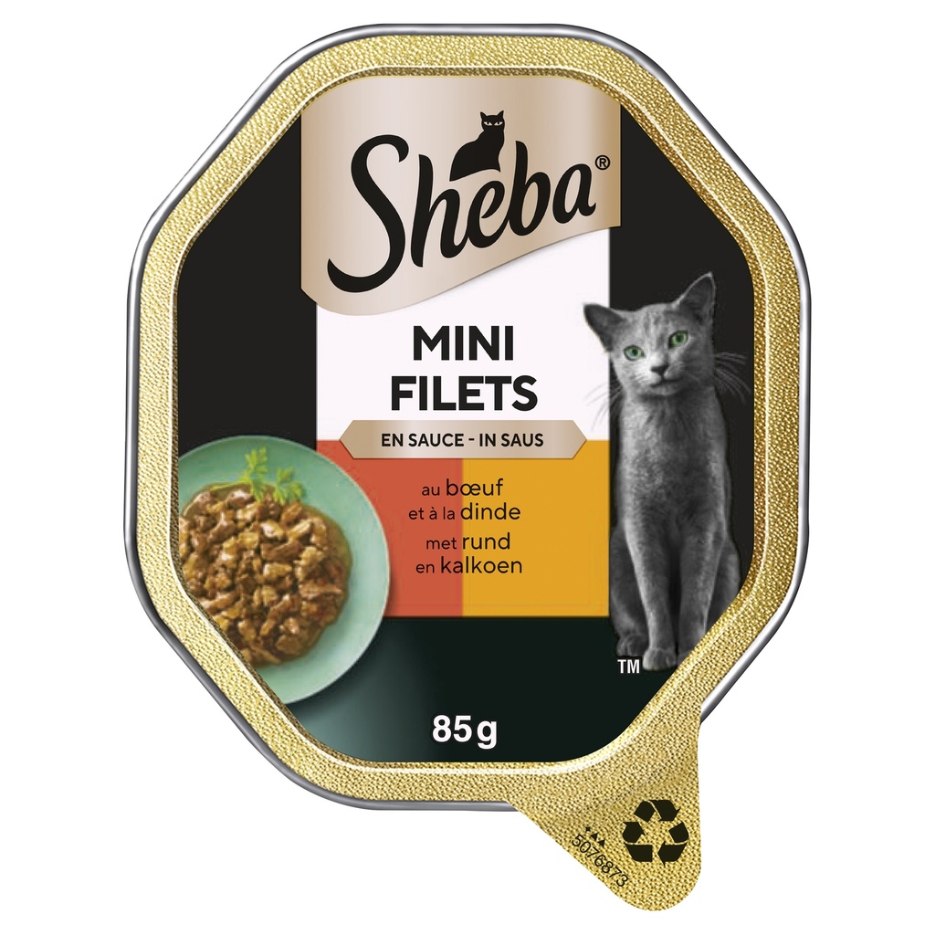 Sheba Selection Rund/Kalkoen Saus