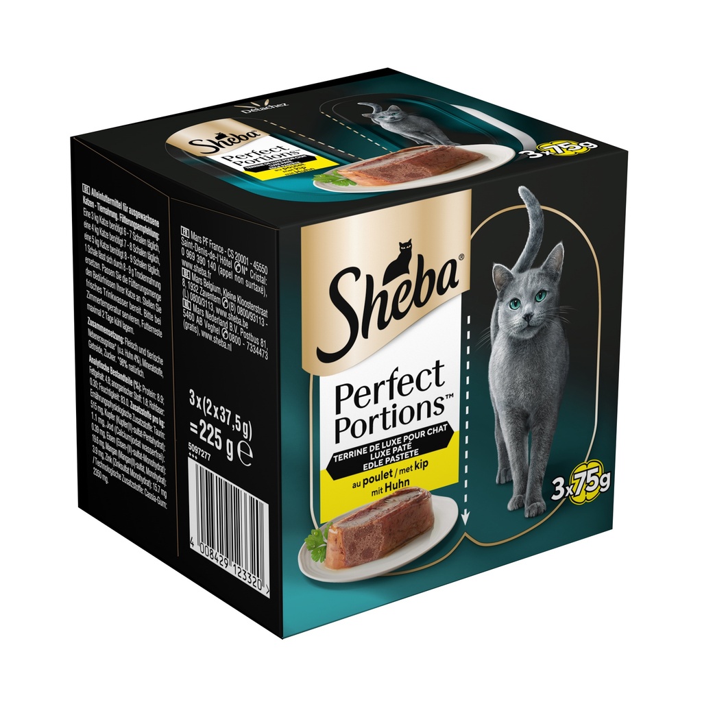 Sheba Perfect Portions Kip 3-Pack
