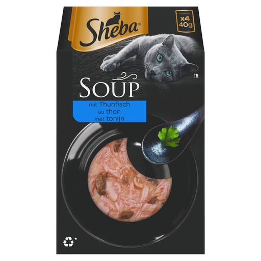 [MA419313] Sheba Soups Tonijn 4-pack 10 x 160 gr.