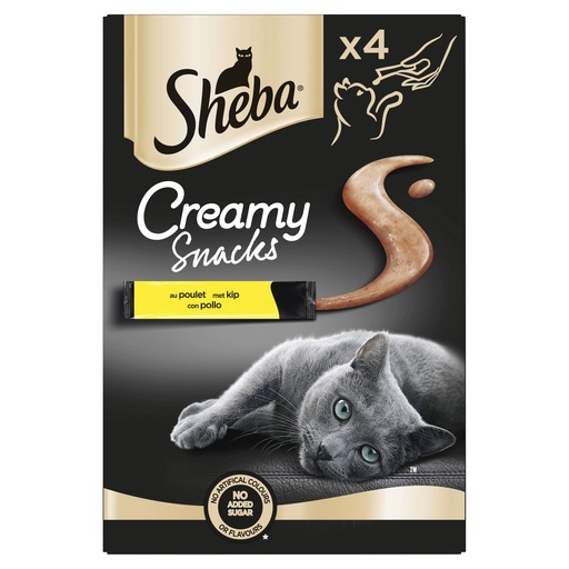 [MA425944] Sheba Creamy Snacks Kip 4-pack 11 x 48 gr.