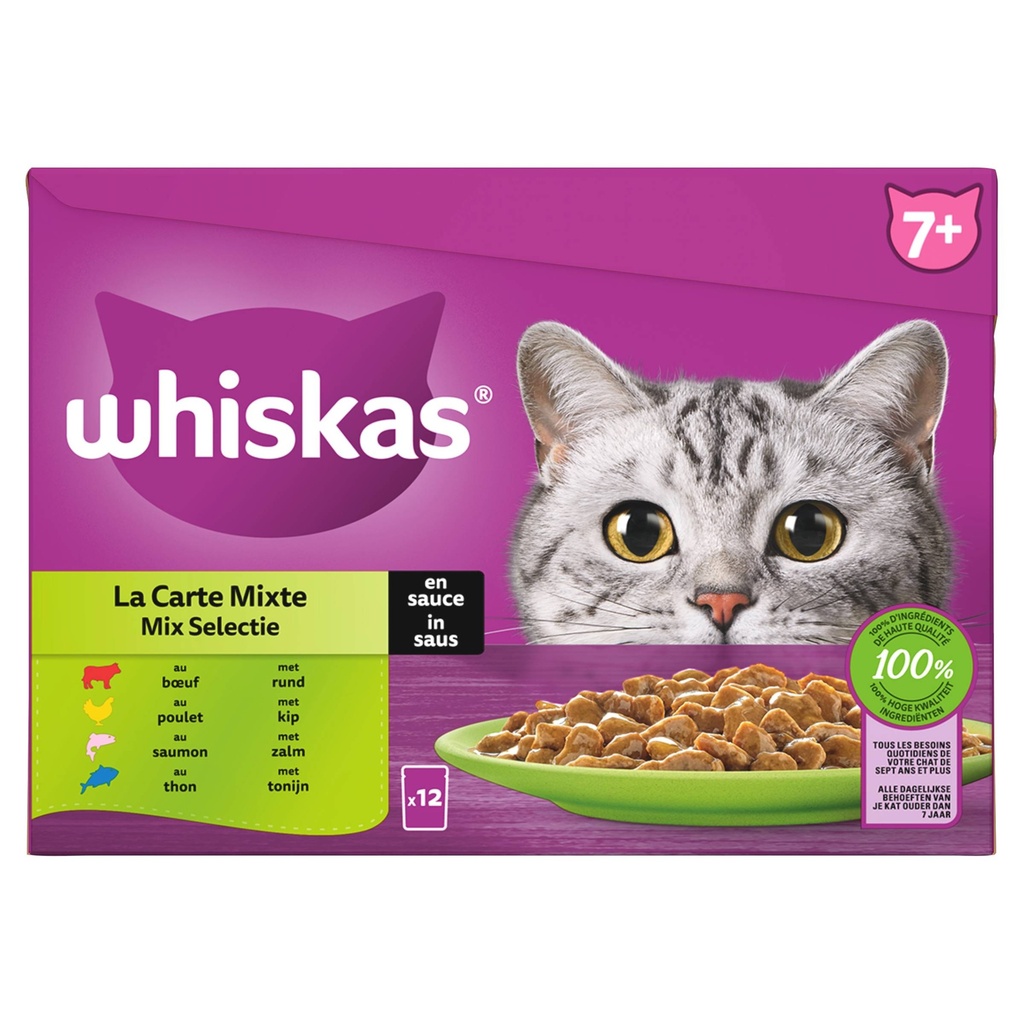 Whiskas MP 7+ Mix in Saus