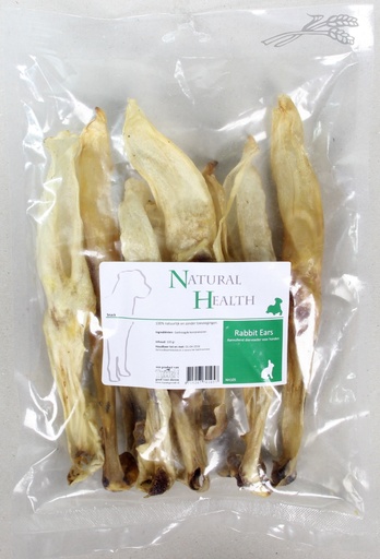 [NH105] Natural Health Snack Konijnenoren (100 gr.)