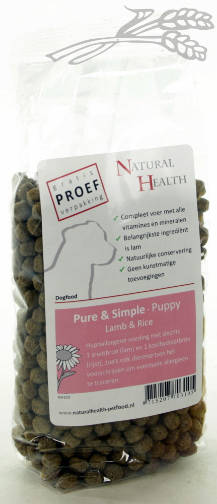 Natural Health Dog Lamb & Rice Puppy Monster