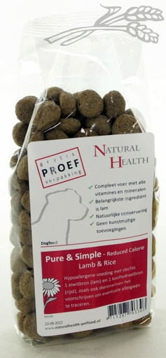 [NH330] Natural Health Dog Lamb & Rice Reduced Monster (8 x 150 gr.)