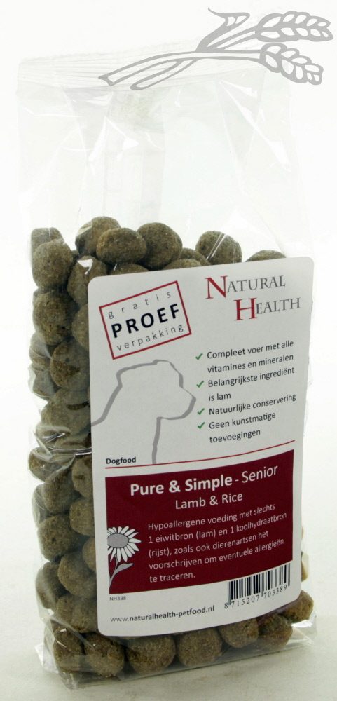 Natural Health Dog Lamb & Rice Senior Monster